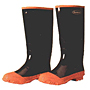 Black Rubber, Bar-Tread Outsole, Plain Toe Boots- 16 inch Long