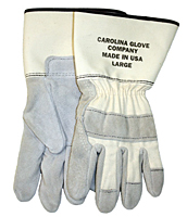 Rubberized Gauntlet Cuff White Carolina Glove & Safety 17830 Hotmill Gloves Regular 